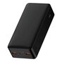 Baseus Bipow PowerBank XL 30000mAh 20W Extra grote capaciteit met display - Zwart