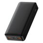 Baseus Bipow Powerbank 20000mAh 20W Quick Charge Dual USB-A en USB-C - Zwart