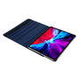 Lederen Litchi Grain iPad Pro 12.9-inch (2018 2020 2021 2022) Hoes Draaibare Case met Cover - Blauw