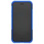 Blauw zwarte hybride standaard case iPhone 7 8 SE 2020 SE 2022 hoesje cover shockproof