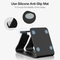 Mobiel / GSM design standaard universeel aluminium iPhone bureau houder - mat zwart