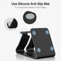 Mobiel / GSM design standaard universeel aluminium geschikt voor iPhone bureau houder - mat zwart