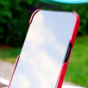 Duo Cardslot Wallet Portemonnee iPhone XR Hoesje - Rood Pasjes