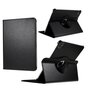 360 Rotating bookcase kunstleer hoes voor iPad Pro 12.9 inch (2018 2020 2021 2022) - zwart