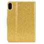 Glitter Bookcase kunstleer hoes voor iPad 10e gen 10.9 inch 2022 - goud