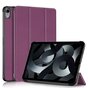 Trifold kunstleer hoes voor iPad 10e gen 10.9 inch 2022 - paars