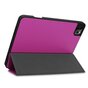 Trifold hoes voor iPad Pro 11 inch (2018 2020 2021 2022) &amp; iPad Air 4 en iPad Air 5 - paars