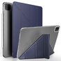 Trifold Y-Fold kunstleer hoes voor iPad Pro 12.9 inch (2018 2020 2021 2022) - blauw