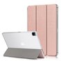 Trifold kunstleer hoes voor iPad Pro 12.9 inch (2018 2020 2021 2022) - rose-gold