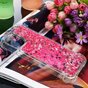 Glitter TPU met versterkte hoeken hoesje voor iPhone 11 Pro Max - transparant roze