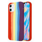 Rainbow Pride siliconen hoesje voor iPhone 11 - pastel