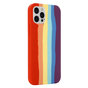 Rainbow Pride siliconen hoesje voor iPhone 12 Pro Max - pastel