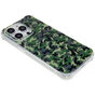 Camo Survivor TPU met versterkte hoeken hoesje voor iPhone 15 Pro  - Army Green