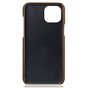 Duo Cardslot Wallet vegan leather hoesje voor iPhone 15 - bruin