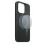 Xqisit NP Silicone Case Anti Bac Magnet Recycled hoesje geschikt voor iPhone 15 Pro - Zwart