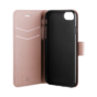 Xqisit NP Wallet case Viskan hoesje geschikt voor iPhone 6, 6s, 7, 8, SE 2020 en SE 2022 - rose gold colored