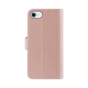 Xqisit NP Wallet case Viskan hoesje geschikt voor iPhone 6, 6s, 7, 8, SE 2020 en SE 2022 - rose gold colored