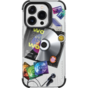 Laut Pop retro music hoesje geschikt voor iPhone 15 Pro - Kleurrijk