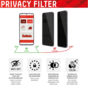 Displex Privacy Glass FC Screenprotector geschikt voor iPhone 14 Pro Max - Transparant