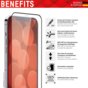 Displex Real Glass FC Screenprotector voor iPhone 13 mini - Transparant