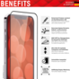 Displex Real Glass FC Screenprotector geschikt voor iPhone 13 mini - Transparant