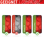 Displex Real Glass Full Cover Screenprotector geschikt voor iPhone 14 - Transparant