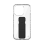 CLCKR Stand and Grip Case hoesje geschikt voor iPhone 15 Pro - Transparant