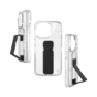 CLCKR Stand and Grip Case hoesje geschikt voor iPhone 15 Pro - Transparant