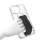 CLCKR Stand and Grip Case hoesje geschikt voor iPhone 15 Pro Max - Transparant