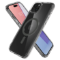 Spigen Ultra Hybrid MagFit hoesje geschikt voor iPhone 15 - Grijs