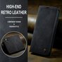 Caseme Retro Wallet Case hoesje voor iPhone 15 Pro - zwart