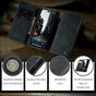 Caseme Retro Wallet Case hoesje geschikt voor iPhone 15 Pro Max - zwart