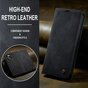 Caseme Retro Wallet Case hoesje geschikt voor iPhone 15 Pro Max - zwart