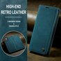 Caseme Retro Wallet Case hoesje voor iPhone 15 - Blue