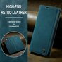 Caseme Retro Wallet Case hoesje voor iPhone 15 Plus - Blue