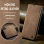 Caseme Retro Wallet Case hoesje voor iPhone 15 Pro - bruin
