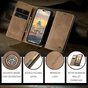 Caseme Retro Wallet Case hoesje geschikt voor iPhone 15 Pro Max - bruin