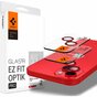Spigen Camera Lens Glass Protector 2 Pack geschikt voor iPhone 14 Plus en iPhone 14 - Red