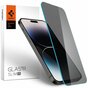 Spigen Privacy Glass Screenprotector voor iPhone 14 Pro Max - Transparant