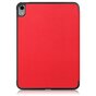 Trifold kunststof hoes voor iPad 10e gen 10.9 inch 2022 - rood