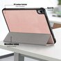 Trifold kunstleer hoes voor iPad 10e gen 10.9 inch 2022 - rose-gold