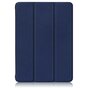 Trifold kunstleer hoes voor iPad 10e gen 10.9 inch 2022 - blauw