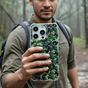 Leger Camouflage Survivor TPU hoesje geschikt voor iPhone 13 Pro Max - Army Groen
