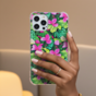 Tropical Leaves &amp; Flowers TPU met versterkte hoeken hoesje geschikt voor iPhone 11 Pro