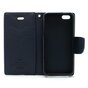 Paarse Mercury Goospery wallet Bookcase iPhone 5 5s SE 2016 Original Lederen hoesje - portemonnee
