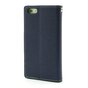 Original Mercury Goospery wallet Bookcase hoesje iPhone 5 5s SE 2016 Donkerblauw Groen portemonnee