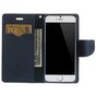 Wallet case roze Mercury Goospery Bookcase hoesje iPhone 6 6s Original Lederen - portemonnee