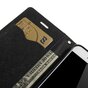 Wallet case Origineel Mercury Goospery Bookcase hoesje iPhone 6 6s Bruin zwart portemonnee