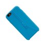 Stevig hoesje met imitatie rits iPhone 6 6s Blauwe silicone case