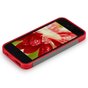 GGMM iFreedom Series hoesje TPU iPhone 5/5s en SE 2016 Grijs met Rood Wit